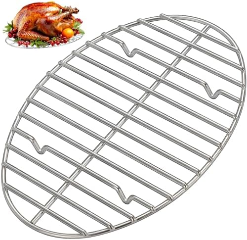 12.4" Roasting Rack,Stainless Steel Cooling Rack, Oven & Dishwasher Safe