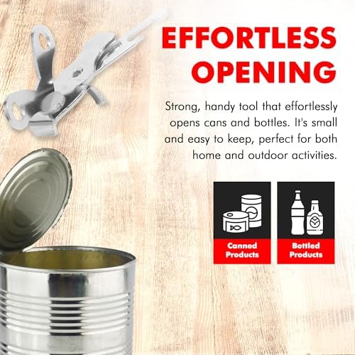 Chef Craft Select Butterfly Can Opener, 4 inches, Nickle Plated