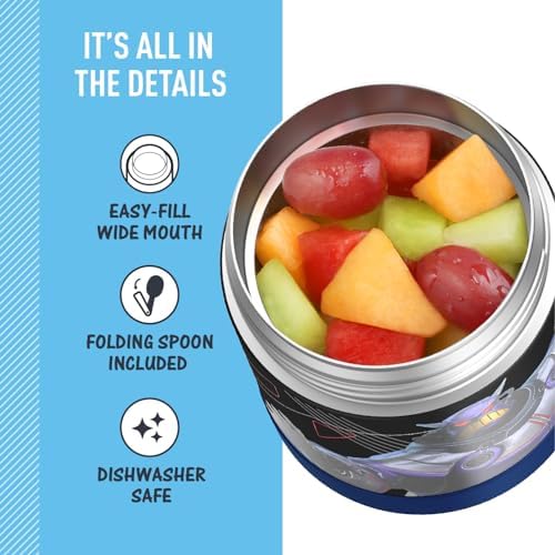 THERMOS FUNTAINER Kids Food Jar with Spoon, 10oz, Lightyear