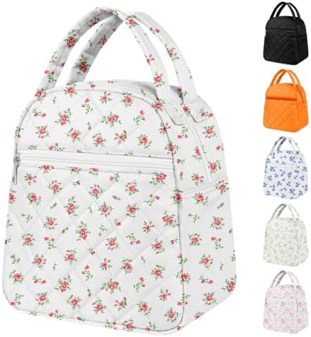 Paquesta Lunch Bag Women Stylish Quilted Lunch Boxes for Adult
