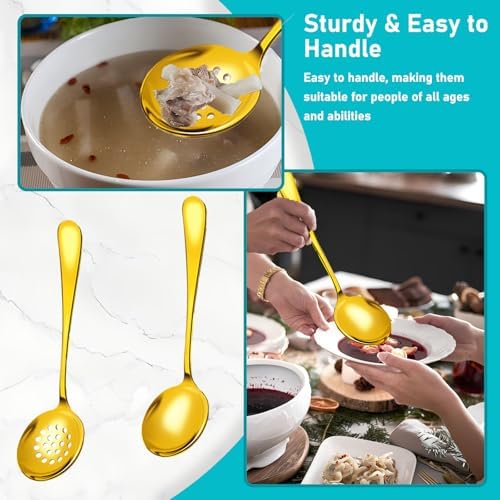 Serving Utensils, 30 Pcs Stainless Steel Large Flatware Serving Tools Kit