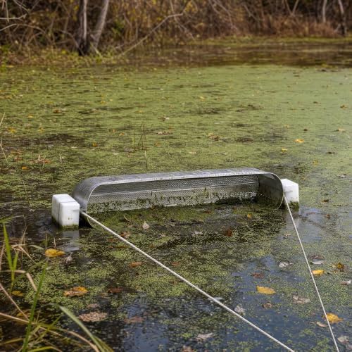 Manual Pond Skimmer, 2-in-1 Debris Collector for Ponds and Lakes
