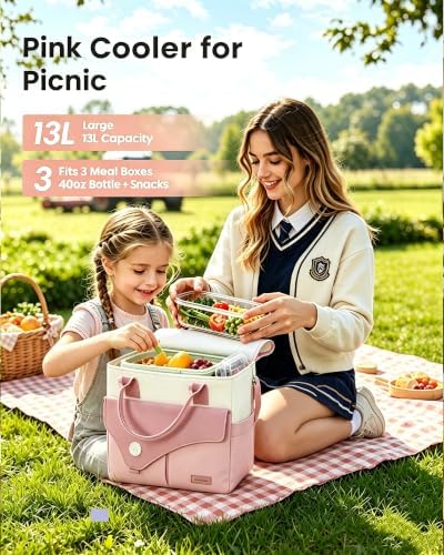LOVEVOOK Lunch Box for Women,Large Insulated Leakproof Lunch Bag for Work