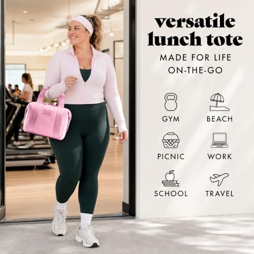 Fit & Fresh Remi Neoprene Lunch Bag for Women w/Ice Pack & Containers