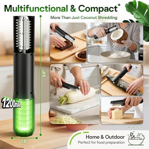 125W New Electric Coconut Grater (with 100 Pairs of Gloves)