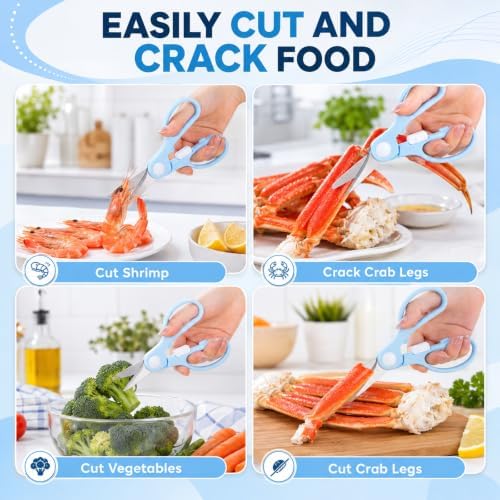 2Pcs Baby Food Scissors, Portable Travel Food Scissors for Kids