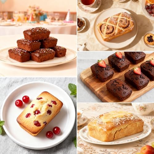 Metal Reinforced Silicone Mini Loaf Pan, 8-Cavity Nonstick Mini Bread Pans