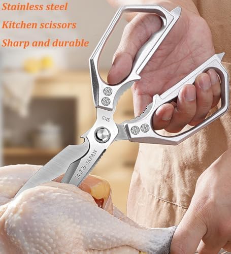 Kitchen Scissor Heavy Duty Stainless Steel Kitchen Shears for Food Sliver