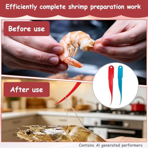 Shrimp Deveiner Tool 2PCS Shrimp Peeler Seafood Cleaner Set