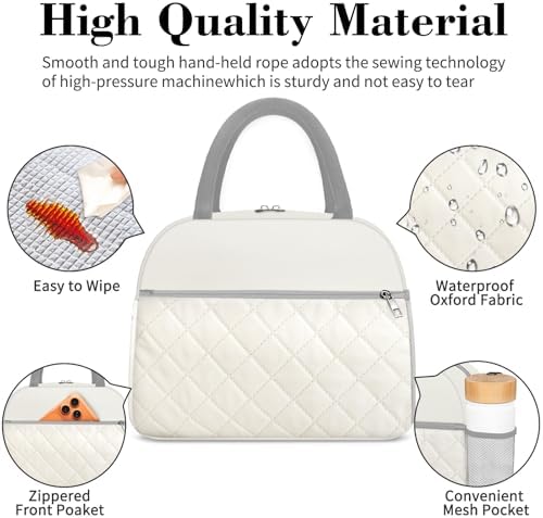 Coobiiya Lunch Box Lunch Bag for Women Men,Reusable Cute Lunch Pail bag