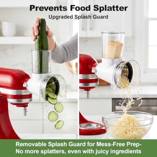 GVODE Slicer Shredder Attachment for KitchenAid Stand Mixers,Food Processor