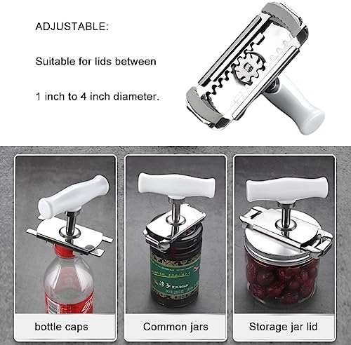 Jar Opener for Seniors with Arthritis & Weak Hands, Easy Twist Jar Openers