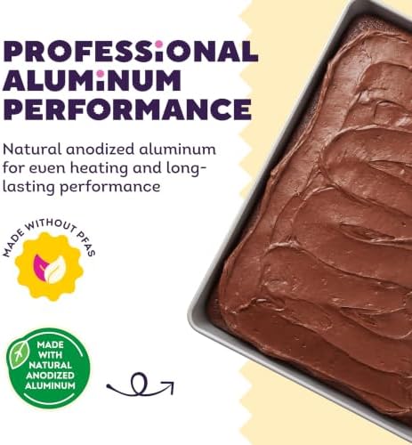 Wilton Aluminum Rectangular Sheet Pan, Made Without PFAS, 9 x 13 in.