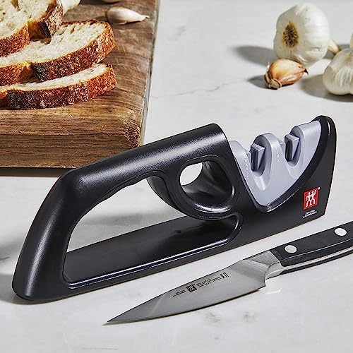 Zwilling 2-Stage Ultra-Sharp Knife Sharpener, Hand Held Knife Sharpener