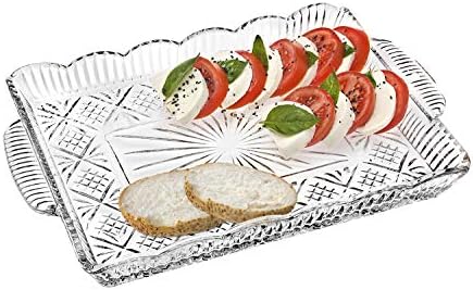 Godinger Serving Tray, Desserts Decor Platter for Appetizers, Snack & Fruit