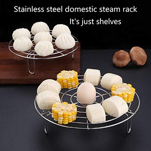 Steam Rack, Heavy Duty Steaming Rack Stand, Stainless Steel Round Steamer Cooling Rack Trivet, Pot Steamer Insert Food Stand, Steaming Cookware Accessories(Size:19.5cm/7.68in)
