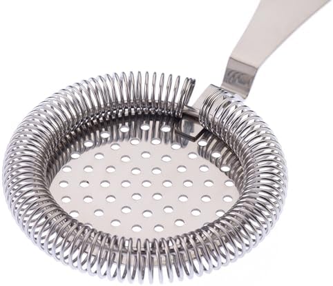 Barfly Deluxe Antique Hawthorne Spring Strainer, Stainless Steel