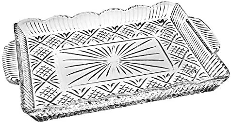 Godinger Serving Tray, Desserts Decor Platter for Appetizers, Snack & Fruit