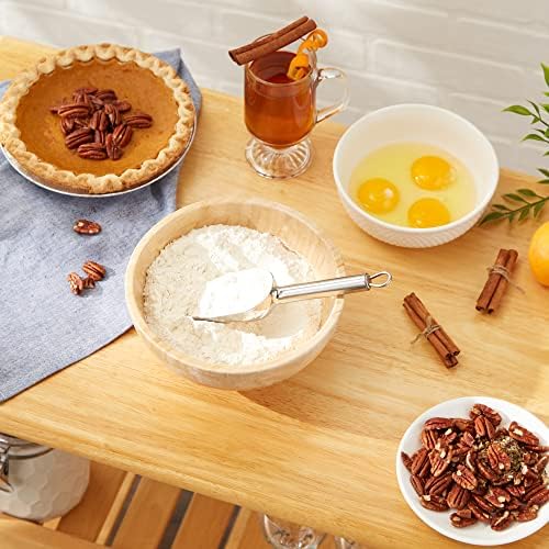 RSVP International Endurance Stainless Steel Measuring Scoop Collection, 0.25-Cup