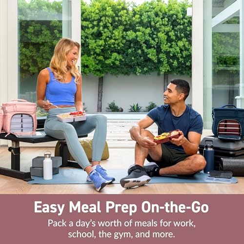 Bentgo Prep Deluxe Insulated Meal Prep Lunch Bag for Adults, Holds 5 Meals