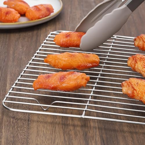 Homikit 2 PCS Cooking & Baking Cooling Rack,15 x 11 Inch Stainless Steel