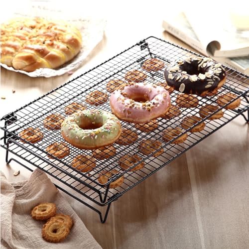 Cooling Rack for Baking, 17x11 inch Baking Sheet with Foldable Leg