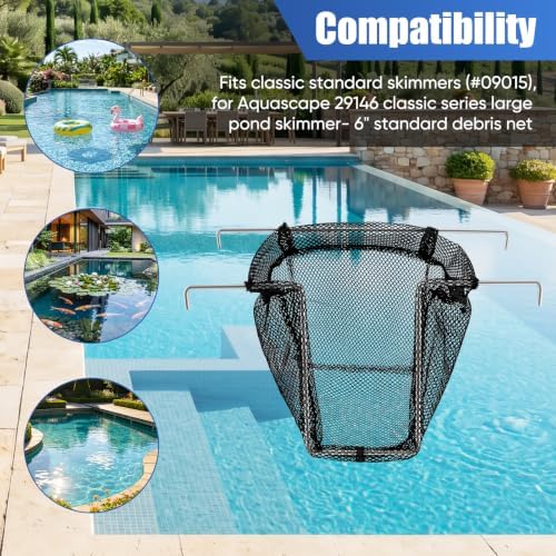 09015 Pond Skimmer Debris Net for Aquascape, 6" Standard Size