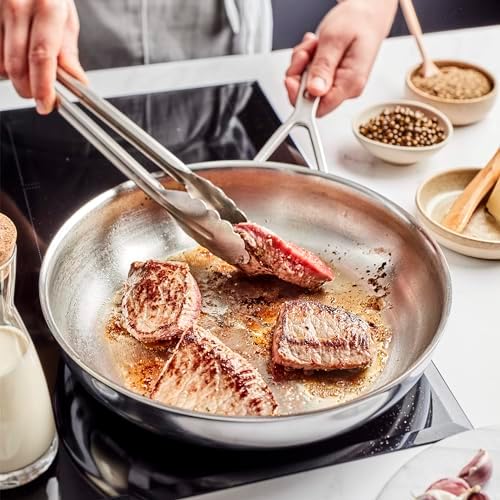 Demeyere Industry 5-Ply 8-inch Stainless Steel Fry Pan