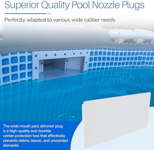 Wide Mouth Skimmer Winter Plug for Hayward SP1091WM Above Ground Pool
