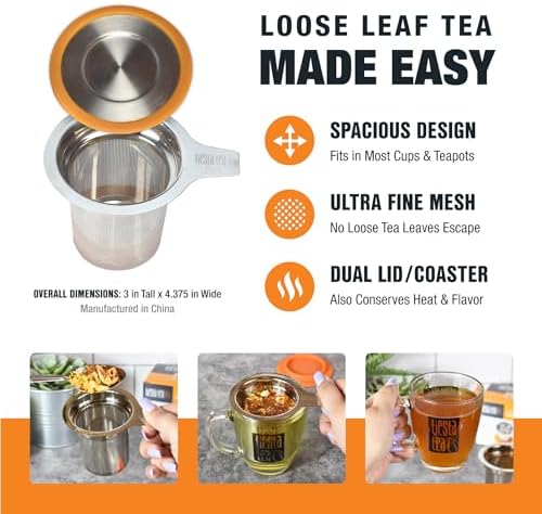 Tiesta Tea Brewbasket Stainless Steel Infuser Basket for Loose Leaf