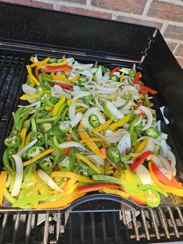 Uniflasy Reversible Cast Iron Griddle for Camp Chef Stoves, 14" x 16"