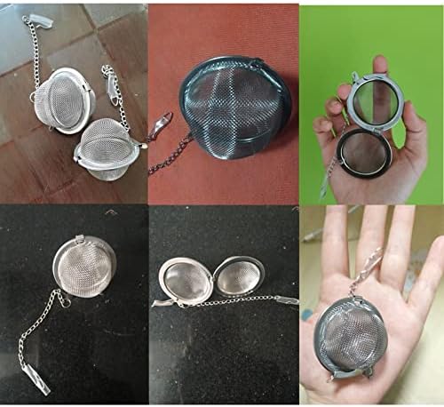 5PCS Tea Infuser, Upgraded Tea Strainer, Premium Tea Infusers for Loose Tea, Tea Steeper, Tea Ball for Tea Flavoring Herbal Spices Seasonings