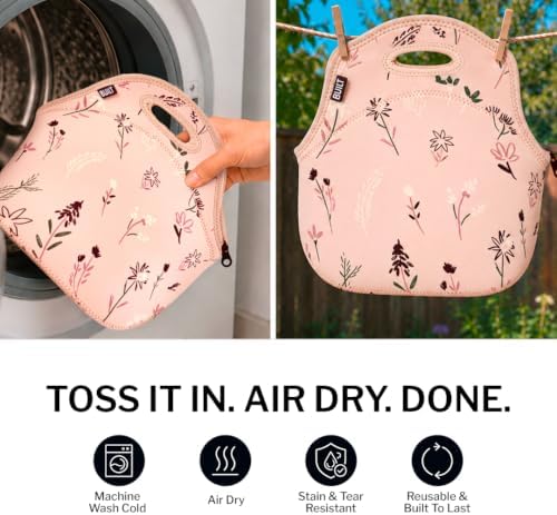 Built Gourmet Getaway Neoprene Lunch Bag - Rose Floral