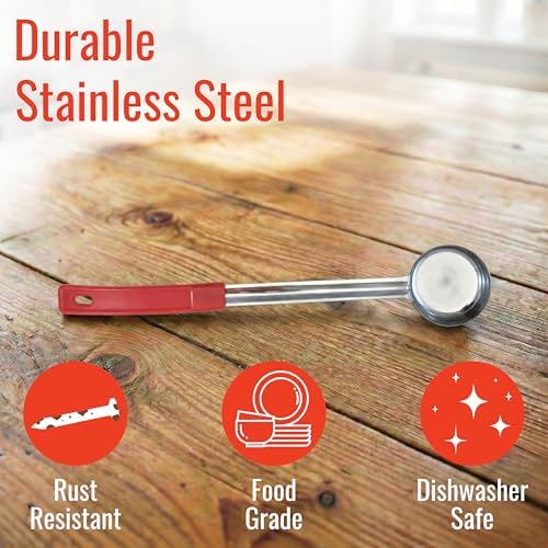 2 oz Solid Stainless Steel Portion Control Ladle Spoodle - [Pack of 12]