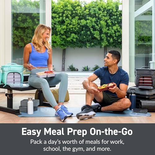 Bentgo Prep Deluxe Insulated Meal Prep Lunch Bag for Adults, Holds 5 Meals