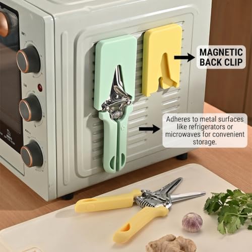 Heavy Duty Poultry Bone Shears,Spring Loaded Kitchen Shears,Stainless Steel丨Safety Lock丨Dishwasher Safe, All Purpose Kitchen Scissors for Chicken, Meat Cutting, Turkey ，Red