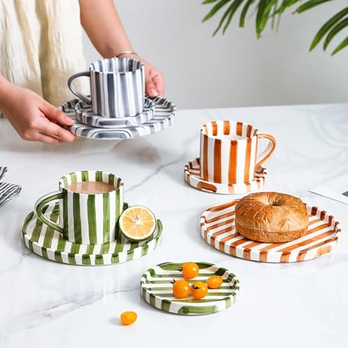 Ceramic Afternoon Serving Tray Dessert Cupcake Stand Serving Plat Tea Party Serving Platter for Cupcakes, Sevring Food, Dessert, Fruit, Cookie,D