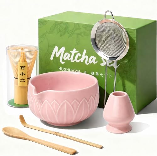 Matcha Whisk Set with Ceramic Bowl & Bamboo Chasen