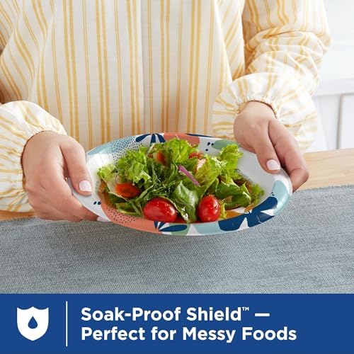 Dixie Paper Plates 8.5 Inch, 90 Count, Disposable Plates