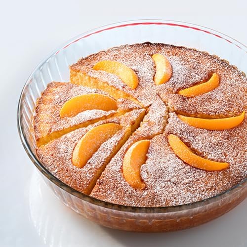 10 Inch Glass Deep Pie Dish for Baking Glass Baking Dish Clear and Durable Oven Baking Pie Pan Quiche Baking Dish Deep