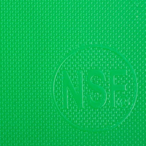 Thirteen Chefs 18 x 12 Large Green Cutting Board - 1/2 Inch HDPE Plastic