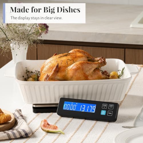 KitchenTour Digital Kitchen Scale 10kg/22lb ; Food Scale 0.1g Precision