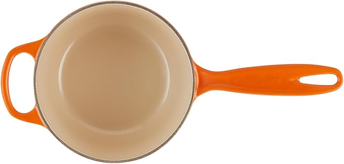 Le Creuset Enameled Cast Iron Signature Saucepan, 1.75 qt., Flame