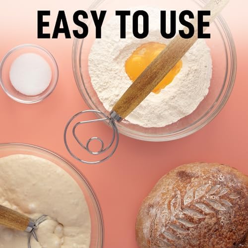 Zulay Kitchen 13-Inch Danish Dough Whisk