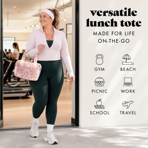 Fit & Fresh Remi Neoprene Lunch Bag for Women w/Ice Pack & Containers