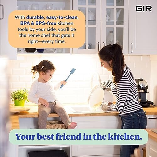GIR: Get It Right 3-Piece Ultimate Silicone Kitchen Utensils Set - Spatula, Flip & Spoonula - Non-Toxic Cooking Utensils for Nonstick Cookware, Cooking and Baking - Slate