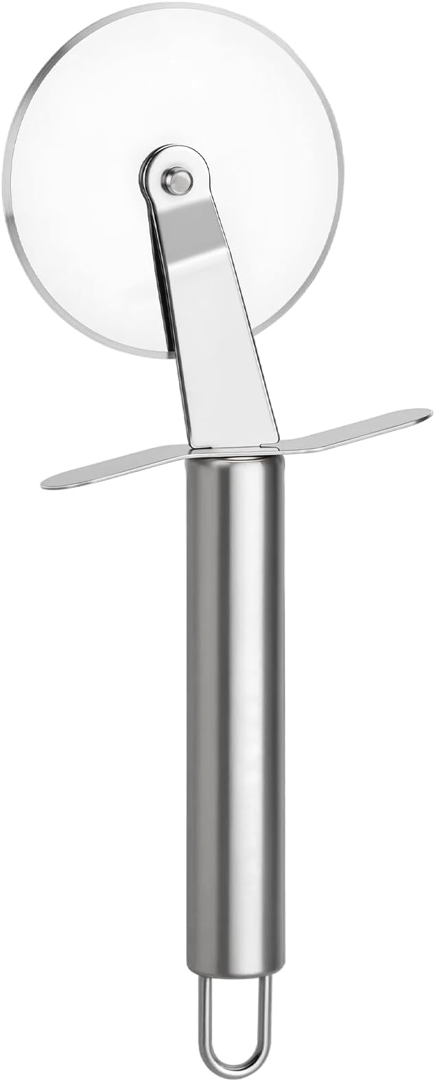 Pizza Cutter, Stainless Steel Pizza Cutter Wheel with Finger Guard Protects, Sharp Smooth Pizza Slicer & Dishwasher Safe - Easy to Clean and Stored