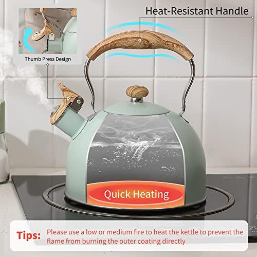 LONFFERY Tea Kettle for Stove Top