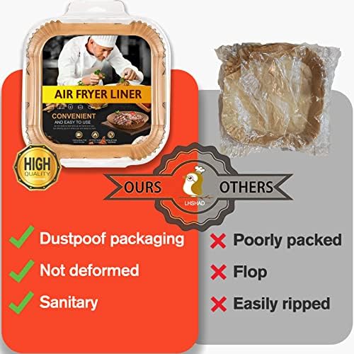 4 qt Air Fryer Liners, Chefman Air Fryer Liners Disposable