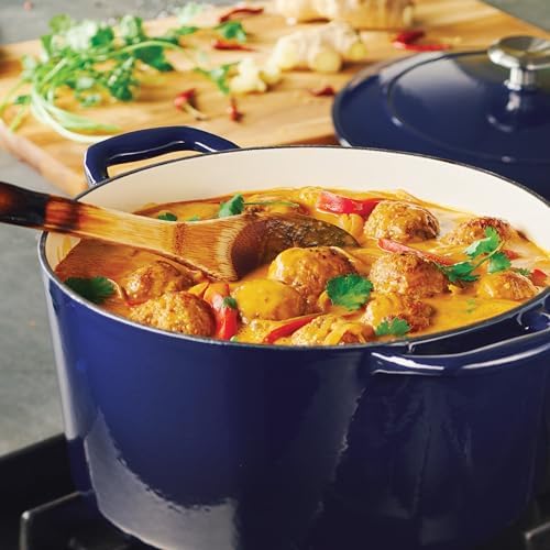Tramontina Bestow Enameled Cast Iron 6.5-Qt Round Dutch Oven Pot with Lid